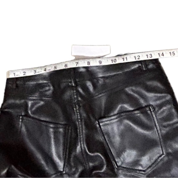 Grey Lab NWT high waist pu leather pants size S - Picture 9 of 12